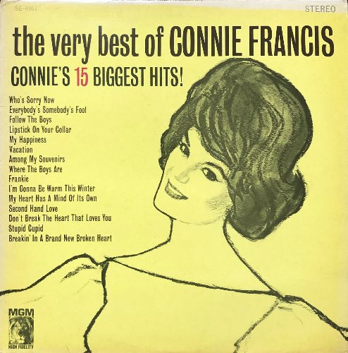 CONNIE FRANCIS - THE VERY BEST CONNIE FRANCIS / CONNIE&#039;S 15 BIGGEST HITS