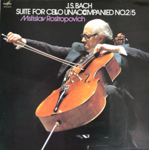Mstislav Rostropovich - J.S.BACH SUITES FOR CELLO UNACCOMPANIED NO.2 &amp; 5 (BACH; 무반주 첼로 모음곡 2번 &amp; 5번)