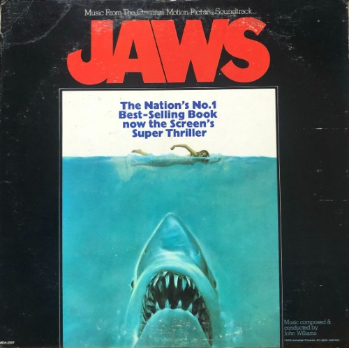 JAWS - OST  Music From The Original Motion Picture Soundtrack / John Williams, Steven Spielberg (&quot;75 US  MCA Records  MCA-2087&quot;)