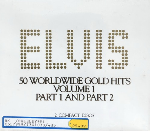ELVIS PRESLEY - Elvis 50 Worldwide Gold Hits (미개봉/2 CD)