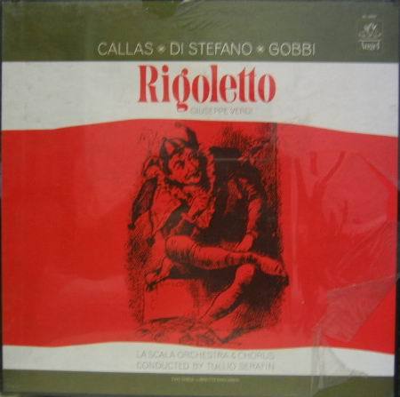 Rigoletto GIUSEPPE VERDI - CALLAS.DI STEFANO.GOBBI  (2LP)