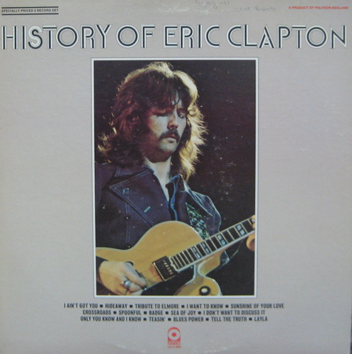 ERIC CLAPTON - History Of Eric Clapton (2LP)