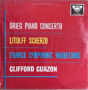 클리포드 커즌 (Clifford Curzon) - GRIEG - Piano Concerto / FRANCK - Variations Symphoniques (미개봉)