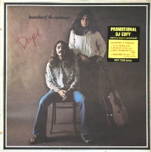 Batdorf &amp; Rodney - Off the Shelf (&quot;PROMOTIONAL DJ COPY&quot;) 1970 Folk Rock