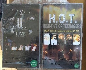 에이치오티 (H.O.T) - HIGH-FIVE OF TEENAGERS LIVE CONCERT (2ea 비디오테이프/미개봉)