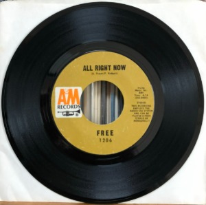 FREE - All Right Now (7인지 싱글/45rpm)