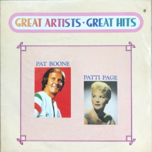 PAT BOONE / PATTI PAGE - GREAT ARTISTS GREAT HITS (미개봉)