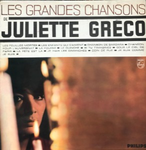 JULIETTE GRECO - Les Grandes Chansons (&quot;파리의 하늘밑&quot;)