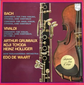 ARTHUR GRUMIAUX - Bach Concerto for Two Vioilns / Vivaldi Concerto for Violin