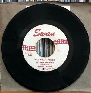FREDDY CANNON - WAY DOWN YONDER IN NEW ORLEANS (7인지 싱글/45RPM) &quot;1959 Rock &amp; Roll&quot;