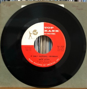 JACK SCOTT - COOL WATER (7인지싱글/45 RPM) &quot;1960 ROCKABILLY&quot;