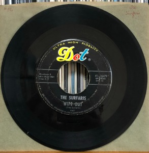 THE SURFARIS - WIPE OUT (7인지싱글/45 RPM) &quot;1963 Surf&quot;