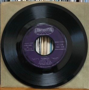 LITTLE EVA - LETS TURKEY TROT (7인지싱글/45 RPM) &quot;1963 ORIGINAL SOUL TEEN&quot;