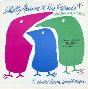 Shelly Manne &amp; His Friends – Shelly Manne &amp; His Friends Vol. 1 (&quot;1956 1st Press MONO US  Contemporary C3525 / RARE PROMO NOT FOR SALE &quot;)