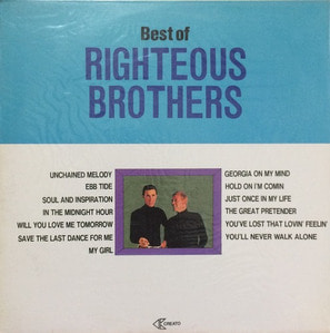 RIGHTEOUS BROTHERS - BEST OF RIGHTEOUS BROTHERS (미개봉)