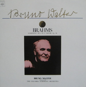BRUNO WALTER/콜롬비아 심포니 - BRAHMS;교향곡 제4번