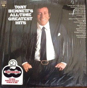 TONY BENNETT - ALL TIME GREATEST HITS (2LP) &quot;I Left My Heart in San Francisco&quot;