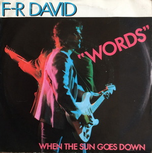 F.R DAVID - WORDS (7인치 싱글/45RPM)