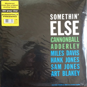 Cannonball Adderley - Somethin&#039; Else (&quot;AUDIOPHILE PRESSING&quot;)