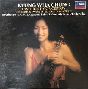 정경화 KYUNG WHA CHUNG - FAVOURITE CONCERTOS 名 바이올린 연주곡 모음 (3LP/BOX)
