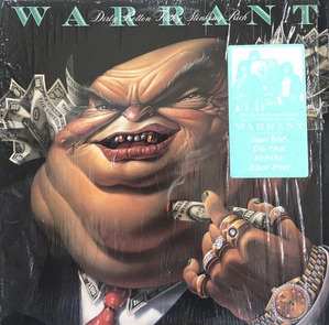 WARRANT - Dirty Rotten Filthy Stinking Rich (&quot;COLUMBIA LP C 44383 ORIGINAL INNER SLEEVE HYPE STICKER SHRINK WRAP!&quot;)
