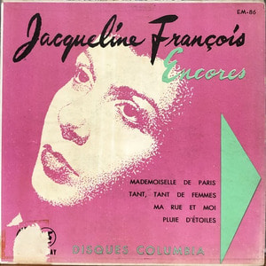 JACQUELINE FRANCOIS - ENCORES (7인지 EP/45RPM)