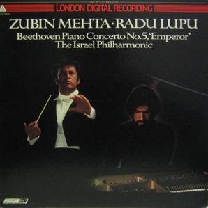 ZUBIN MEHTA / RADU LUPU - Beethoven Piano Concerty No. 5, &quot;Emperor&quot;