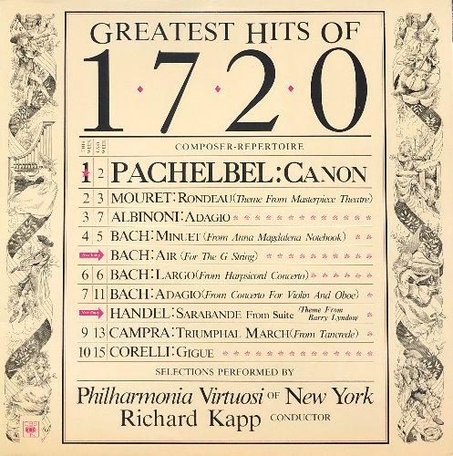 Richard Kapp - Greatest Hits Of 1720