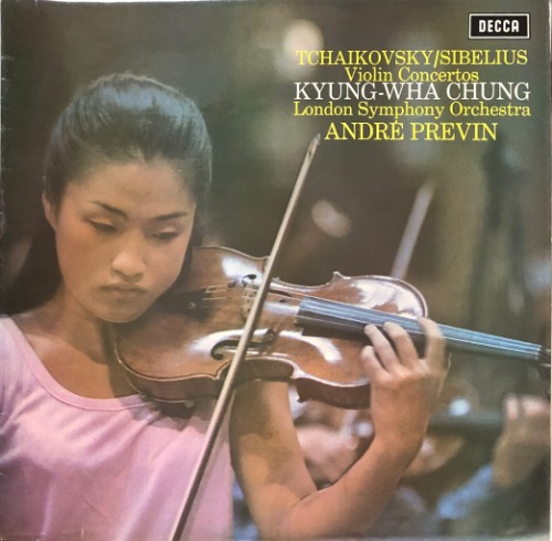 정경화 KYUNG-WHA CHUNG - TCHAIKOVSKY/SIBELIUS 바이올린협주곡 런던 심포니/ANDRE PREVIN (&quot;1970 UK Decca SXL.6493&quot;)