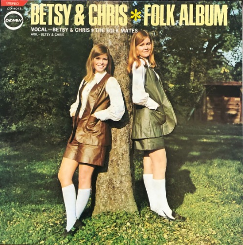 BETSY &amp; CHRIS - Folk Album (소형포스터/가사지) &quot;70 Japan Denon CD-4013 / Acid Folk&quot;