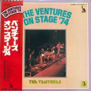 Ventures - On Stage &#039;74 / La Bamba, Slaughter On 10th Avenue (OBI/해설지/2LP)