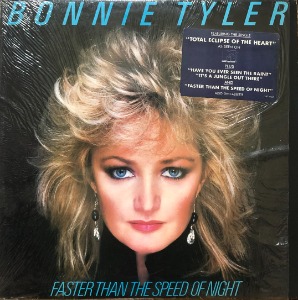 BONNIE TYLER - FASTER THAN THE SPEED OF NIGHT (1983 US 1st pressing Columbia BFC 38710  with hype sticker/ Inner Sleeve) &quot;Have You Ever Seen The Rain?/Total Eclipse Of The Heart&quot;