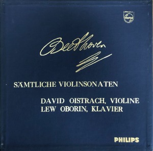 DAVID OISTRACH / LEW OBORIN - BEETHOVEN 바이올린 소나타 전집 (4LP/BOX)