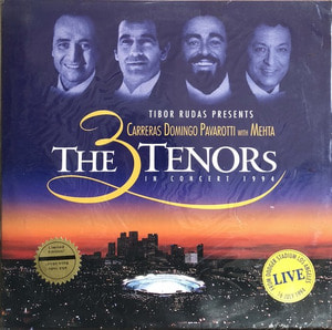 THE 3 TENORS IN CONCERT 1994 - Tibor Rudas presents Carreras, Domingo, Pavarotti With Mehta 카레라스/도밍고/파바로티,주빈 메타 (&quot;2LP/미개봉/한정반&quot;)