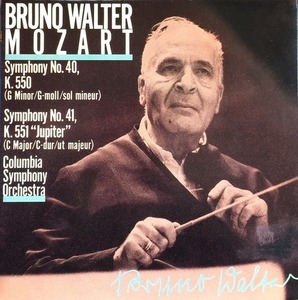 BRUNO WALTER - 콜롬비아 심포니 MOZART; 교향곡 제40번,41번 JUPITER