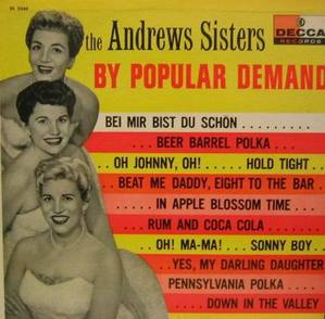ANDREWS SISTERS - By Popular Demand