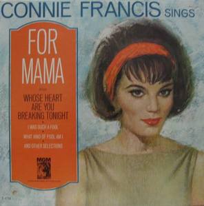 CONNIE FRANCIS - FOR MAMA AND OTHER SELECTIONS 