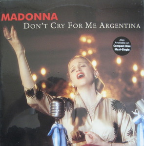 MADONNA - Don&#039;t Cry For Me Argentina (33 rpm)